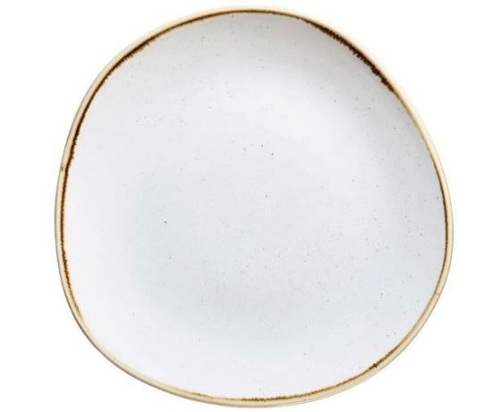 Churchill Stonecast Barley White Organic Round Plate 26.4cm (Case Of 12)