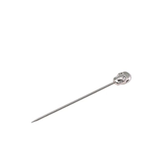 Genware Stainless Steel Skull Cocktail Picks (10pcs)