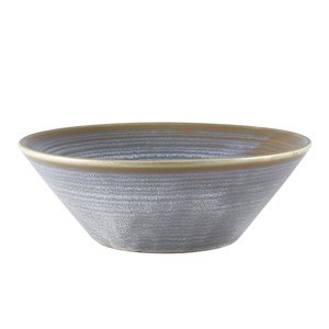 Terra Porcelain Matt Grey Conical Bowl 19.5cm (6)