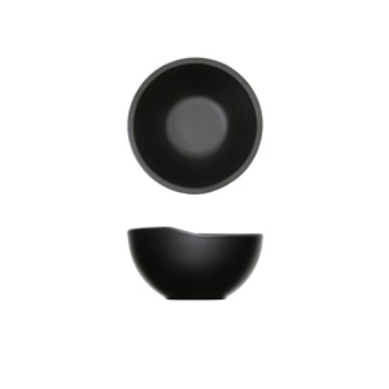 Black Copenhagen Melamine Bowl 10.8 X 5.6cm (24)