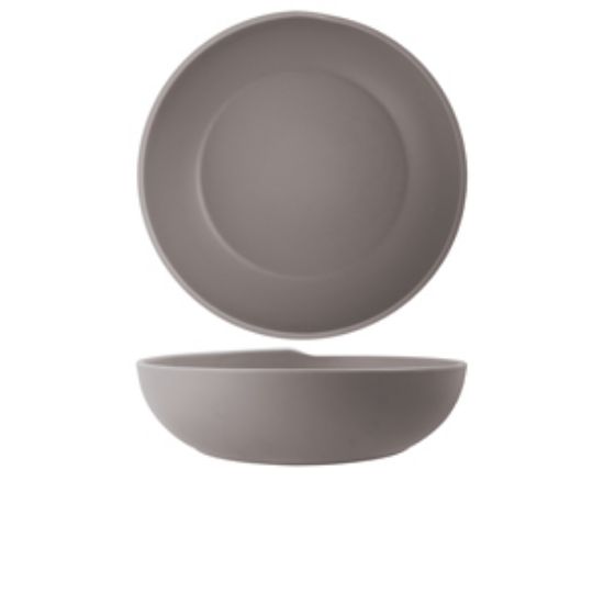 Sand Brown Copenhagen Melamine Bowl 28 X 7.5cm (4)