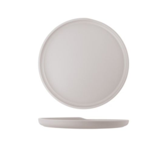 White Copenhagen Round Melamine Plate 28cm (6)