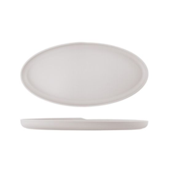 White Copenhagen Oval Melamine Dish 47.5 X 24cm