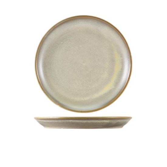 Terra Porcelain Matt Grey Coupe Plate 24cm (6)