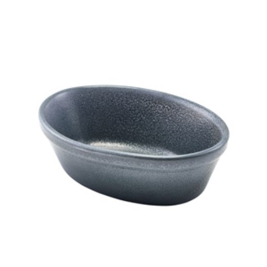 Forge Graphite Stoneware Oval Pie Dish 16cm (6)