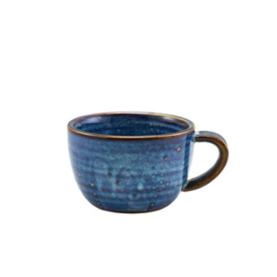 Terra Porcelain Aqua Blue Coffee Cup 22cl/7.75oz (6)