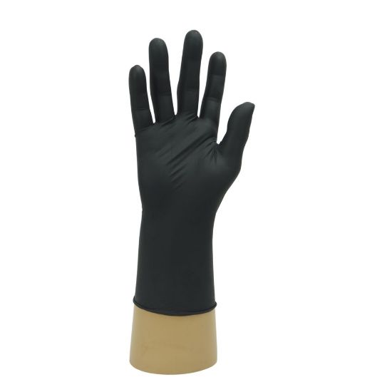 Black Nitrile Glove Large Powder Free (100)