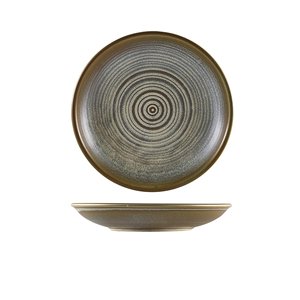 Terra Porcelain Matt Grey Deep Coupe Plate 21cm (6)