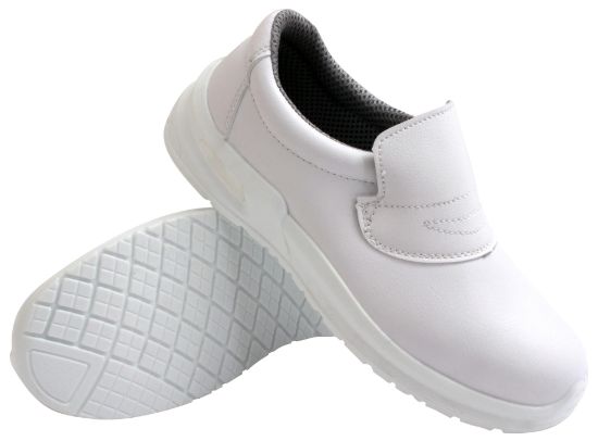 Steelite Slip On Safety Shoe - White Size 9