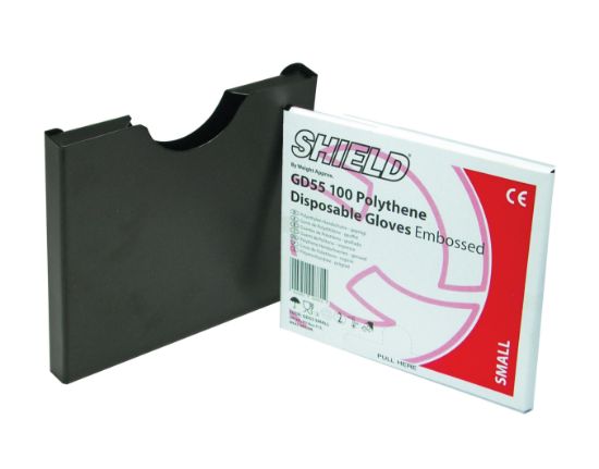 Jangro Dispenser For Polythene Gloves Black Metal