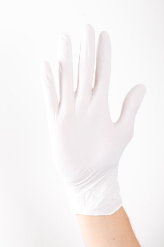 Nitrile Examination Gloves Powder Free White Medium (200)
