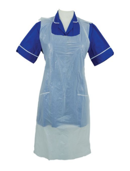 Disposable Aprons 69cm X 102cm Roll White 8mu (200)