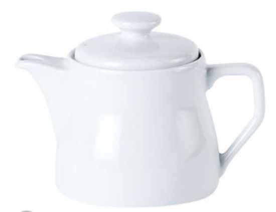 Porcelite Traditional Style Tea Pot 46cl/16oz (Case Of 6)