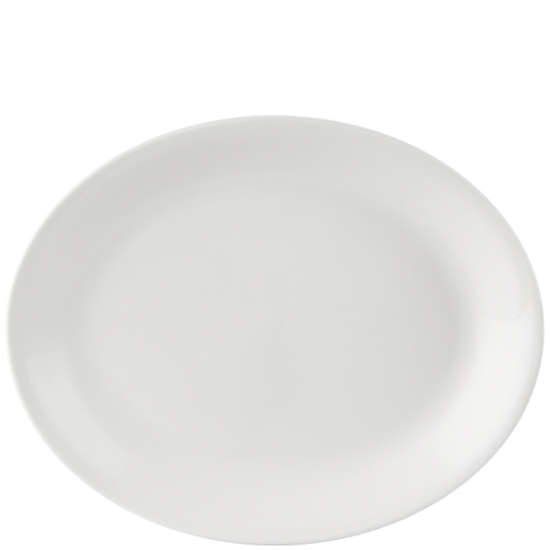 Simply 24.5x19cm Oval Plate (Case Of 6)