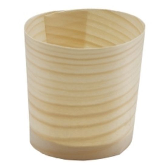 Genware Disposable Wooden Serving Cups 4.5cm (100pcs)