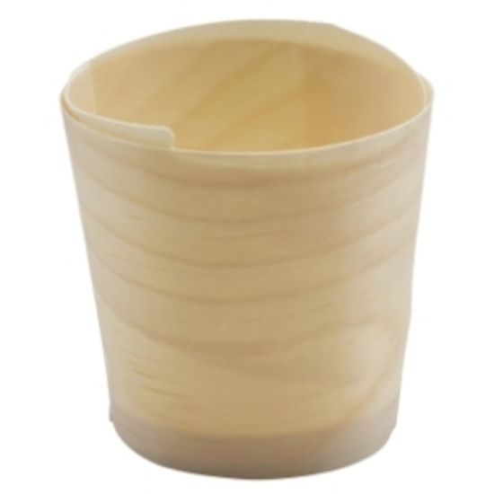 Genware Disposable Wooden Serving Cups 6cm (100pcs)