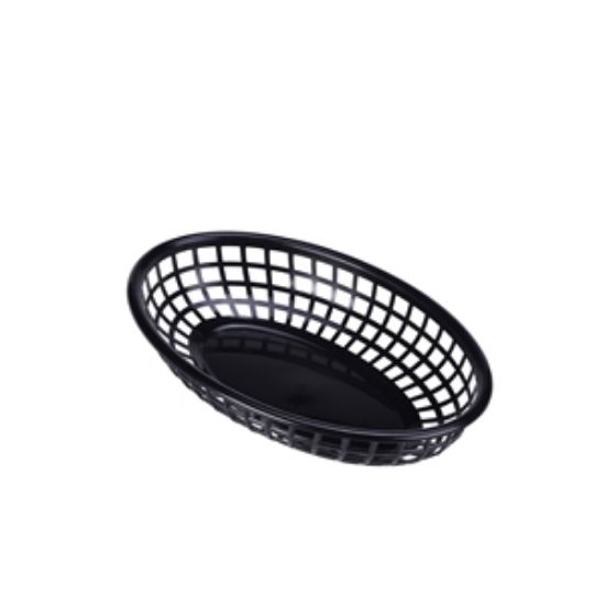 Fast Food Basket Black 23.5 X 15.4cm (6)