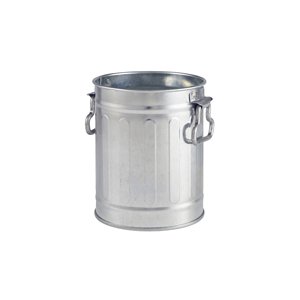 Miniature Galvanised Bin 8.5x11.2cm (12)