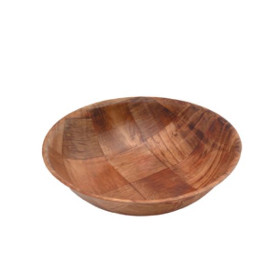 Woven Wood Bowls 8 Dia (12)