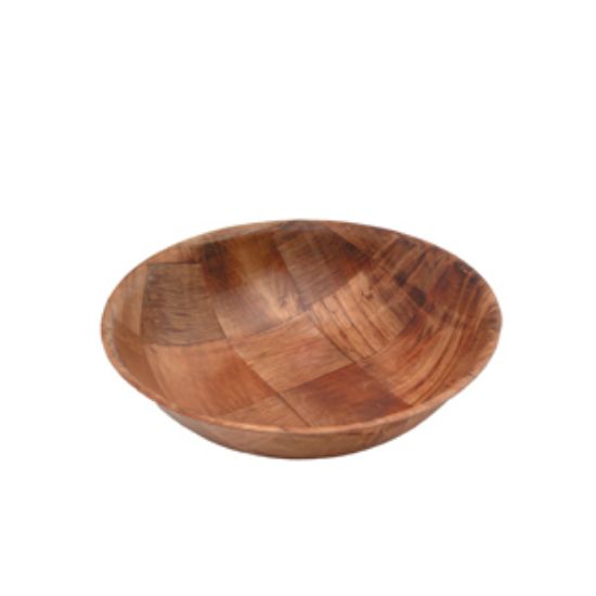 Woven Wood Bowls 6 Dia (12)