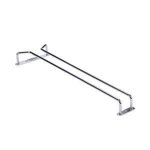 Chrome Glass Hangers 16""