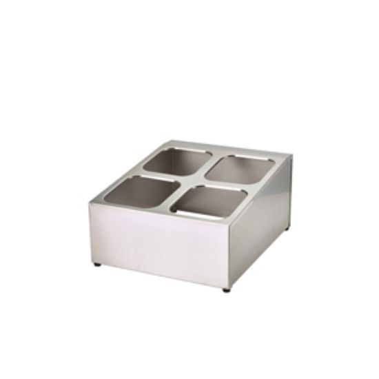 Genware Stainless Steel Gastronorm Pan Rack Square