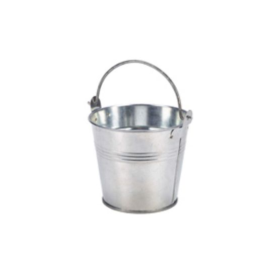 Galvanised Steel Serving Bucket 10cm Dia (12)