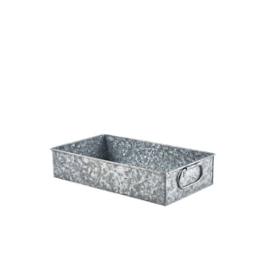 Genware Galvanised Steel Display Tray GN1/3