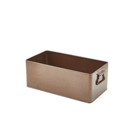 Galvanised Steel Box GN 1/3 Antique Copper