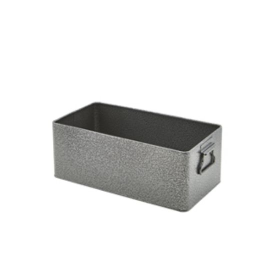 Galvanised Steel Box GN 1/3 Antique Silver