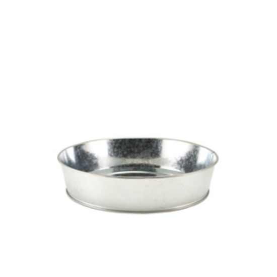 Galvanised Steel Serving Platter 22 Cm Dia (6)