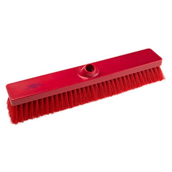 Hygiene Platform Broom Head Soft 457mm Red
