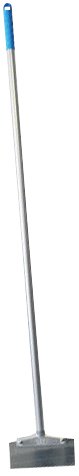HYGIENE LONG HANDLED 1300MM FLOOR SCRAPER WITH STAINLESS STEEL BLADE BLUE