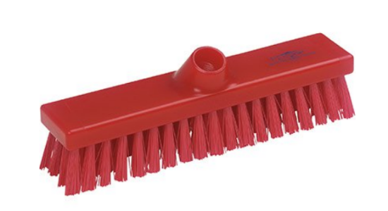 Eco Stiff Deck Scrub 215mm Red