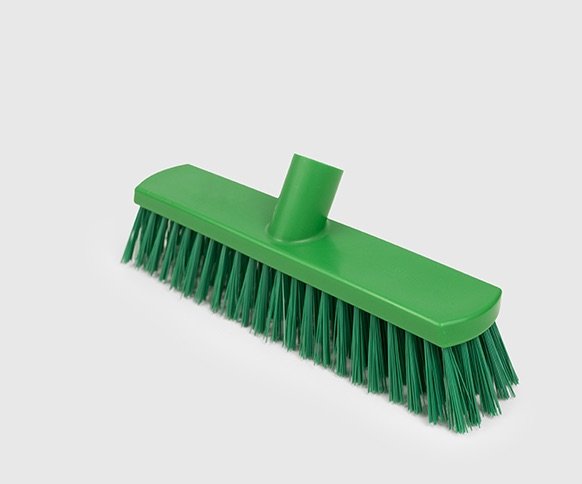 Eco Stiff Sweeping Brush Green 280mm