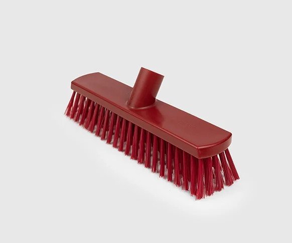 Eco Stiff Sweeping Brush Red 280mm