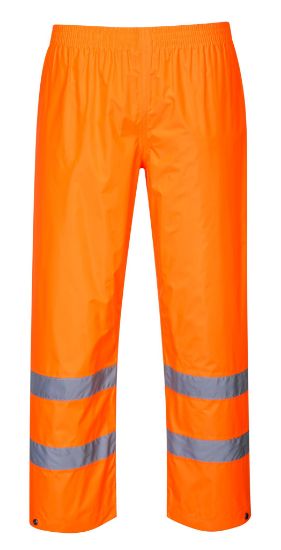 Waterproof Contractor Trousers Orange 2XL