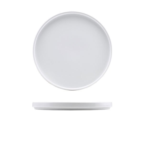 GENWARE PORCELAIN LOW PRESENTATION PLATE 25CM/9.75 (6)