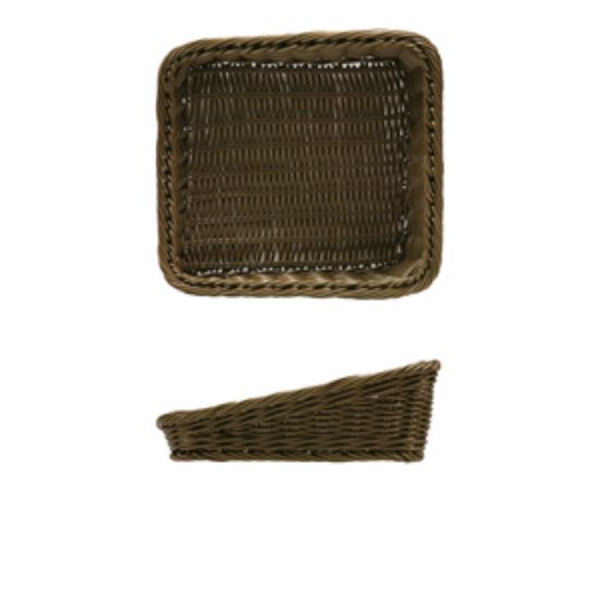 Polywicker Angled Basket 26.5 X 26.5 X 40/100mm