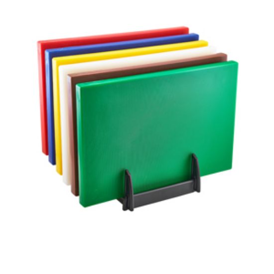 Low Density Chopping Board And Rack Set 18 X 12 X 1""
