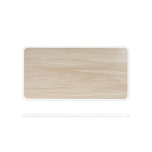White Oak White Tokyo Melamine Bento Box Lid 34.8 X 18cm (6)