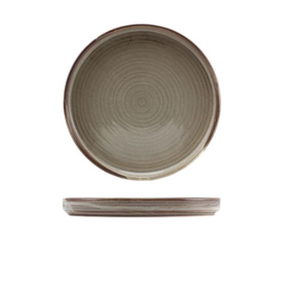 Terra Porcelain Grey Low Presentation Plate 21cm (6)