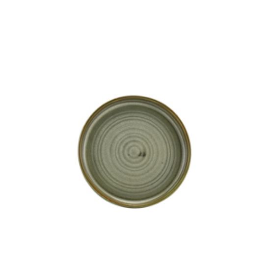 Terra Porcelain Matt Grey Low Presentation Plate 14cm (12)