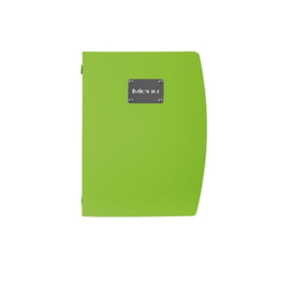 Rio A4 Menu Holder Green 4 Pages