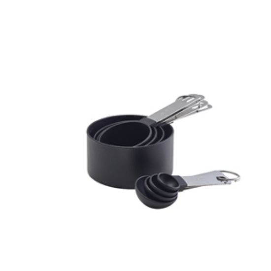 Genware Measuring Cups And Spoons 8 Piece Set