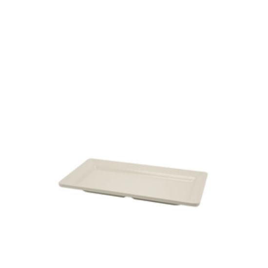 White Melamine Platter GN 1/3 Size 32x17.5cm