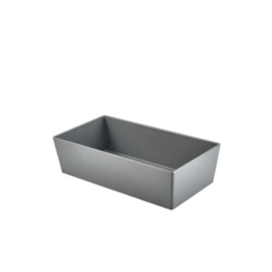 Genware Matt Grey Melamine Buffet Box GN1/3