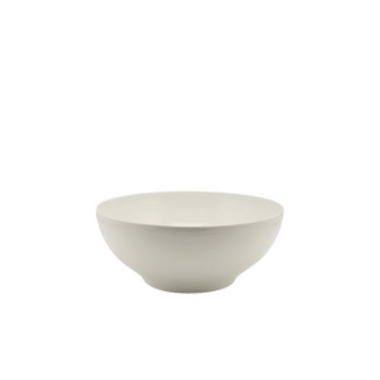 White Melamine Round Buffet Bowl 25.7cm