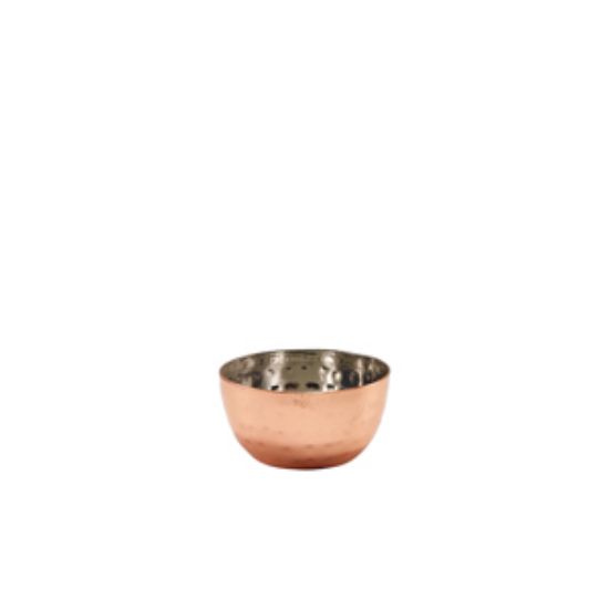 Genware Copper Plated Mini Hammered Bowl 114ml/4oz (24)