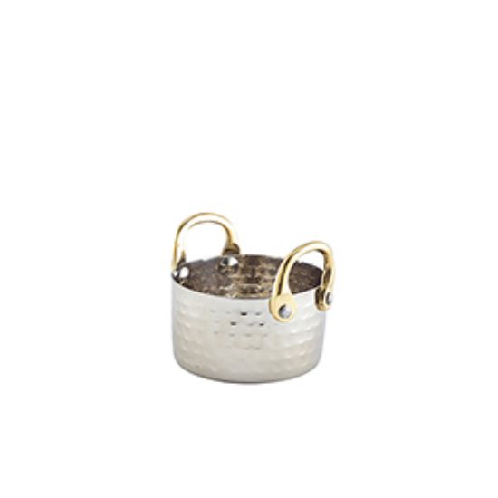 Mini Hammered St/St Casserole Dish 9.2 X 5cm (12)